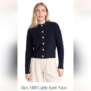 Alex Mill Nico Cable Knit Cardigan